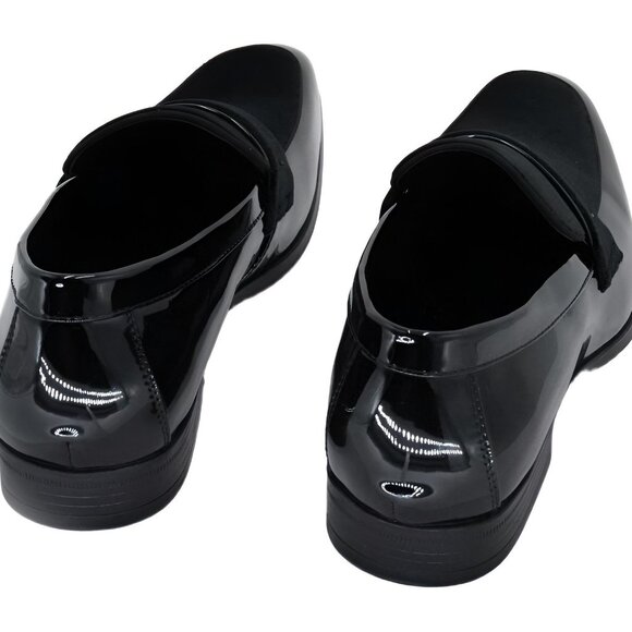 Stacy Adams Spratley Moc Toe Saddle Loafers Black - 10.5 M